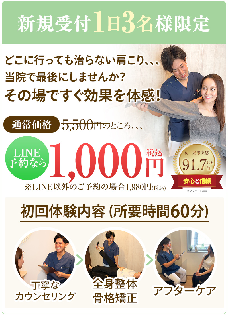 肩こりオファー